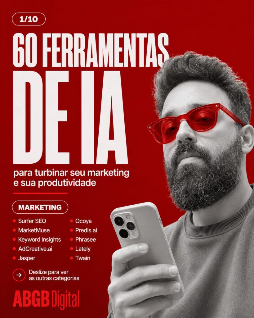 60 FERRAMENTAS DE IA